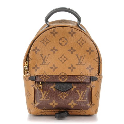 louis vuitton monogram reverse palm springs backpack mini|Louis Vuitton mini backpack wristlet.